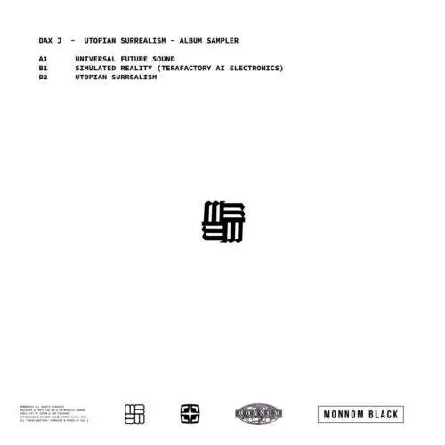 MONNOM025_back Utopian Surrealism Album Sampler